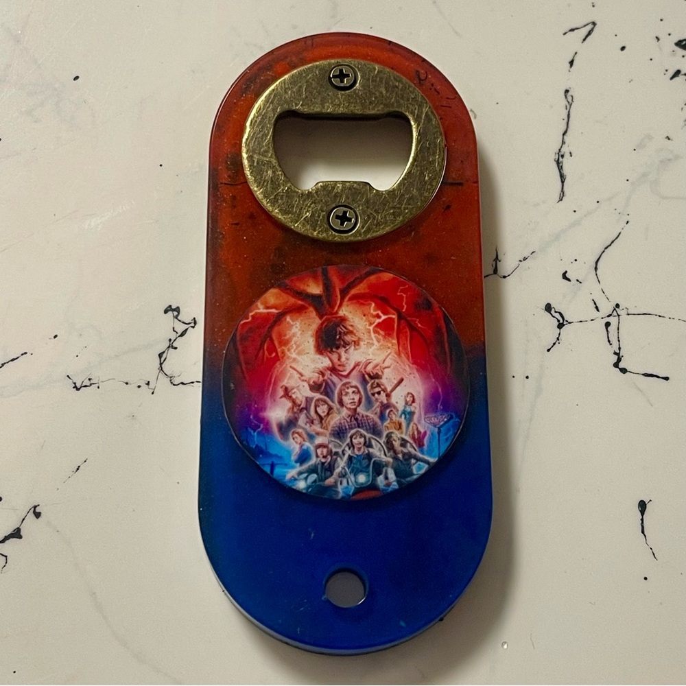 Stranger Things Fan Bottle Opener | Upside Down Fan Collectible